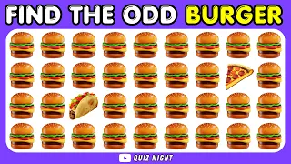Find the ODD One Out - Junk Food Edition 🍔🍕🍟 Easy, Medium, Hard | Quiz Night