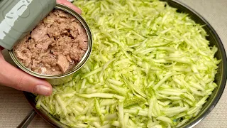 If you have zucchini and tuna at home. It's so delicious that I cook it almost every day!