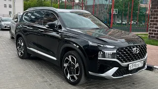 Hyundai Santa Fe 2022г, 20500км, 3.5i - 249лс, цена 4.600.000 рублей.