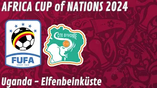 Africa Cup of Nations 2024 : Spiel 18 : Gruppe D : Uganda - Elfenbeinküste