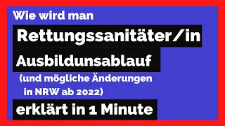 Wie wird man Rettungssanitäter in 🇩🇪(Änderungen der Ausbildung In 2022? - ⚠️Infos in Beschreibung!