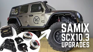 Installing ALL the SAMIX metal upgrades on my Jeep SCX10.3!