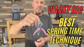One of the BEST (and easiest) spring time techniques... the wacky rig.