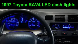 LED dashboard light installation 1997 Toyota RAV4 (episode 29)