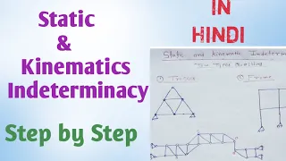 static and kinematic indeterminacy