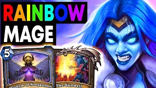 Rainbow Mage is the best deck! 83% WR despite playing terribly! Absolutely broken