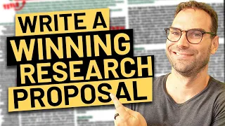 Craft a Winning Research Proposal (PROVEN METHOD & LIVE EXAMPLE)
