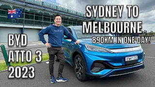 BYD ATTO 3 EV DRIVE FROM SYDNEY TO MELBOURNE IN ONE DAY | January 2023