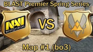 НАВИ стартуют на БЛАСТЕ | Navi vs Vitality Map #1 bo3 Inferno | BLAST Spring London 2020