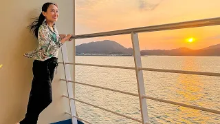 12 HOURS OVERNIGHT FERRY JAPAN | luxury cruise🚢