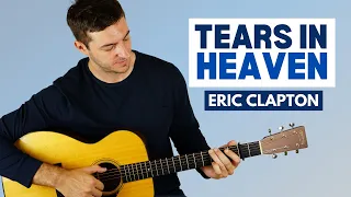 Tears in Heaven by Eric Clapton - Fingestyle Guitar Tutorial (Intermediate)
