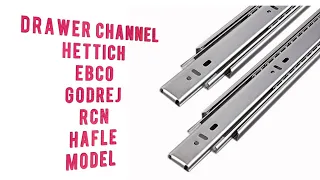 Types of drawers channel model hettich ebco godrej brands