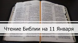 Чтение Библии на 11 Января: Псалом 11, Евангелие от Матфея 11, Книга Бытие 21, 22
