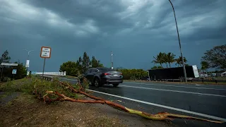 Severe storm system lashes south-east Queensland