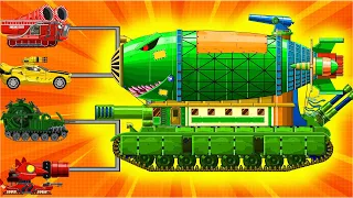 AIR SHIP - YOU ARE A REAL MONSTER! | Cartoons about tanks