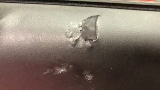 Plastic Coated Door Card Challenge To Repair - Leather Repair Company