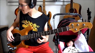 Red Hot Chili Peppers - Californication (bass cover by Renan feat. Helena)