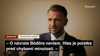 Rozhovor s Matúšom Šutajom Eštokom | Denník Štandard