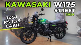 2024 Kawasaki W175 Street - Detailed Review | Cheapest Kawasaki in India 😲 #kawasakiw175