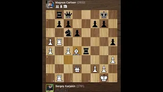 Sergey Karjakin vs Magnus Carlsen • Blitz - Paris, 2017