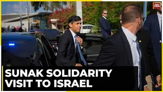 UK PM Rishi Sunak Expresses Grief Over Deaths In Israel & Gaza During His Visit To Israel