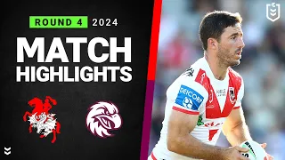 NRL 2024 | Dragons v Sea Eagles | Match Highlights