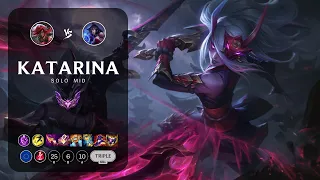 Katarina Mid vs Ahri - EUW Master Patch 13.12