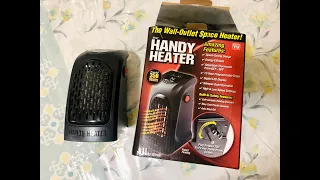 Handy Heater the Plug-In Personal Heater, 350 watts As Seen on TV