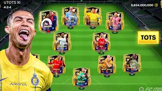 I Built Full 100+  UTOTS Special Squad Ft Messi, Ronaldo + Upgrade Them.