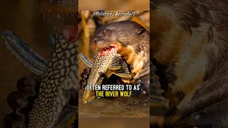 Giant River Otters: Fearless Defenders of the Amazon #shorts #otter