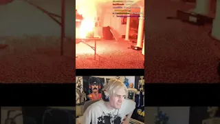 xQc reacts: KC3 blowing up his room #shorts