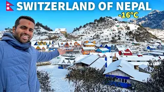 KALINCHOWK NEPAL TOUR IN SNOWFALL 2024 🥶| Kuri Village Cable car | Solo Bike Ride 🇮🇳🇳🇵