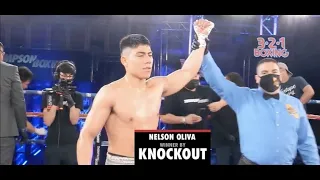 Nelson Oliva (2-0) vs Manuel Martinez (6-6-4) FULL FIGHT