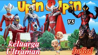 FULL MOVIE Upin Ipin panik, kampung durian runtuh diserang Ultraman belial, keluarga Ultraman datang