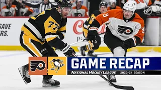 Philadelphia Flyers vs Pittsburgh Penguins | February 25, 2024 | Game Highlights | NHL Regular Seaso