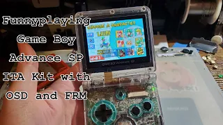 FunnyPlaying ITA with OSD and FRM (GBA SP)