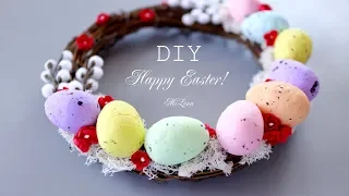 ПАСХАЛЬНЫЙ ВЕНОК, МК / DIY Easter Wreath