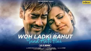 Woh Ladki Bahut Yaad Aati Hai - 4K Video | Ajay Devgan & Neha Dhupia | Qayamat | 90's Hits #90s