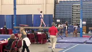 Michaela - Xcel Gold Beam Routine State Meet 2023, 9.70