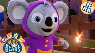 Sparkling Night Stories with Scout | Fun Learning Videos |  Book Hungry Bears | 9 Story Kids