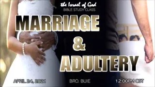 IOG - "Marriage & Adultery" 2021