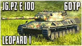 Leopard 1, 60TP & Jg.Pz E 100 WoT Blitz | Gameplay Episode