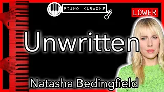 Unwritten (LOWER -3) - Natasha Bedingfield - Piano Karaoke Instrumental