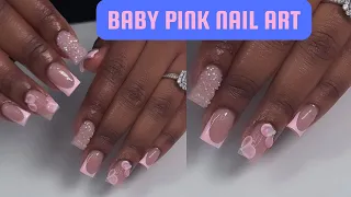 BABY PINK NAIL DESIGNS 💞