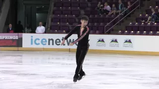 2015 ISU Jr. Grand Prix - Colorado Springs Men Free Skate Jiahao LI CHN