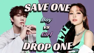 [KPOP] Save One Drop One | Same Title | Boy vs Girl | 30 Rounds