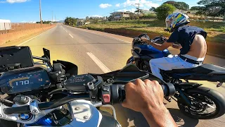 O GRANDE RACHA BMW GS 1200 VS TRACER 900