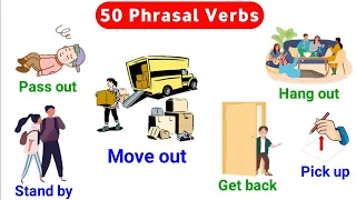 English Vocabulary : 50 Phrasal Verbs | Phrasal Verbs with Sentences | Useful phrasal verbs