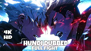 Gojo Vs Sukuna Full Fight in Hindi Dubbed (4K 60FPS) Jujutsu Kaisen Hindi Dubbed