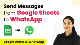 How to Send WhatsApp Message from Google Sheets | Google Sheets WhatsApp Integration